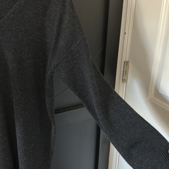 Vince Black V-Neck Sweater Dress - Picture 7 of 13